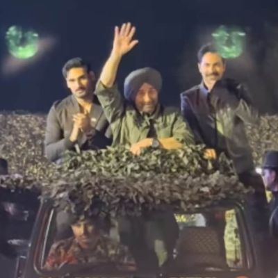 Sunny Deol, Ahan Shetty Groove With BSF Jawans At Border 2 Song Launch