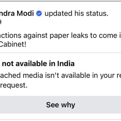 Meta apologises for briefly removing Modi’s selfie video