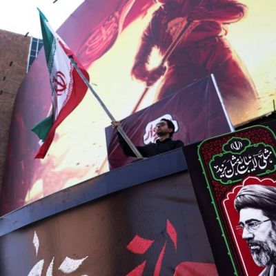 Iran says oil tanker hits mine in Strait of Hormuz, catches fire