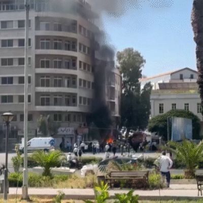 Video Shows Bomb Blast Rock Damascus Hotel Hosting French President Macron During Syria Visit – Internewscast Journal