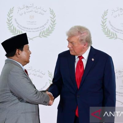 Trump praises Prabowo for role in Middle East peace efforts