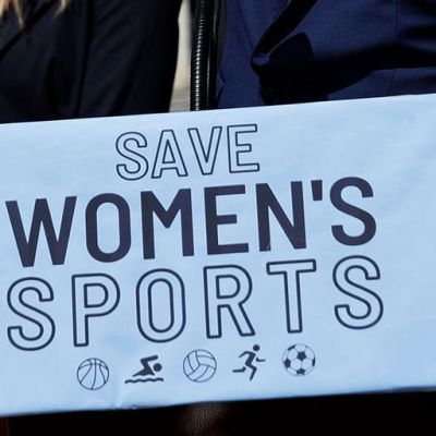 We’ve seen how dangerous it is for men to compete against women, and we’re standing for fair competition