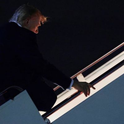 Credible missile threat led to secret aircraft switch for Trump, source says