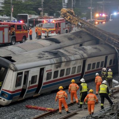 Tragedy Strikes in Thailand As Construction Crane Crashes On Train, Twenty Two Injured And Dozens Dead – Travel And Tour World