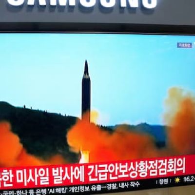 North Korea test-fires ballistic missile as border tensions grow