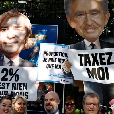 Bernard Arnault riles French left with attack on economist behind wealth tax plan