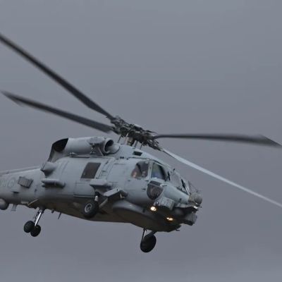 China closes in on Australian helicopter in Yellow Sea