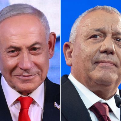 Coalition talks loom as Israel exit polls suggest Netanyahu and Eisenkot blocs tied - AOL