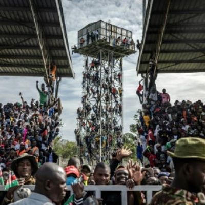 Huge crowds as body of revered Kenya politician Odinga heads home