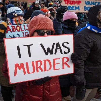 Was Alex Pretti holding a gun when he was shot down by federal agents?