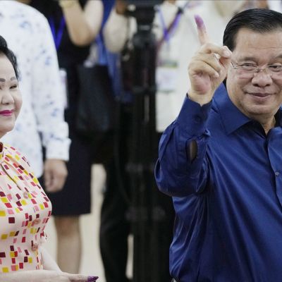 Cambodia’s leader Hun Sen is set to win an election again after opposition suppressed