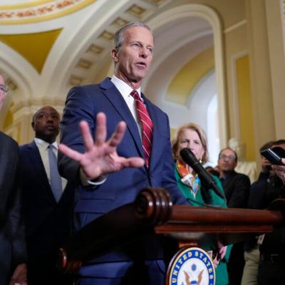 Senate adopts GOP budget plan after marathon vote series