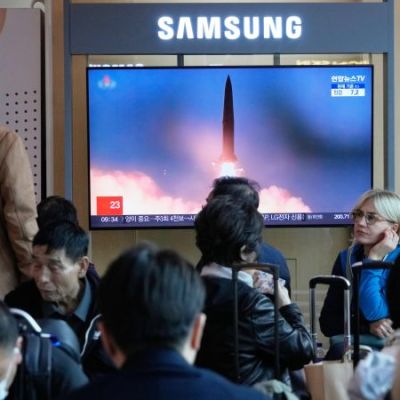 North Korea test-fires ballistic missiles ahead of Trump’s Asia trip