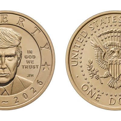 Trump $1 coins go on sale from U.S. Mint, priced from $1.55 to over $2 each