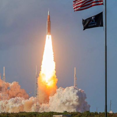 NASA astronauts launch to the moon in mission ‘for all humanity’