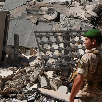 Israel army chief in south Lebanon, says Hezbollah in ‘difficult position’