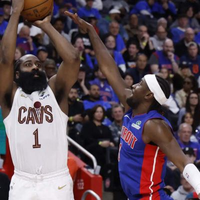 James Harden stars as Cavs fight back to beat Pistons in overtime for 3-2 series lead