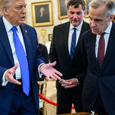 Trump fumes over TV ad featuring Ronald Reagan speaking against tariffs, stops trade talks with Canada, less than three weeks after meeting Carney