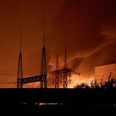 Major Russian strikes cut power across Kyiv