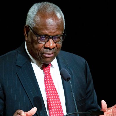 Clarence Thomas joked about his friend Harlan Crow a year ago. Now, no one is laughing.