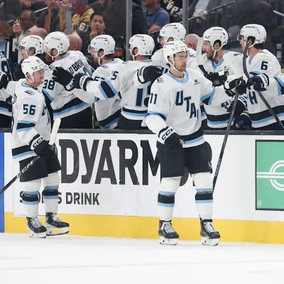 Logan Cooley scores late as the Mammoth beat the Golden Knights 3-2 to even playoffs series
