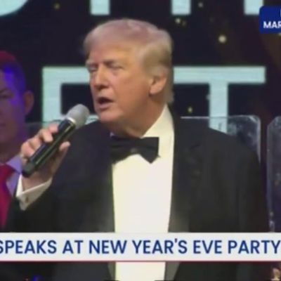 Trump Toasts the New Year With Race-Baiting Rant