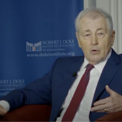 Former defense secretary Chuck Hagel talks presidential election, world politics at Kansas forum