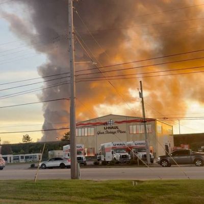 At least seven dead after UPS plane crashes in fireball on takeoff from Louisville, Kentucky