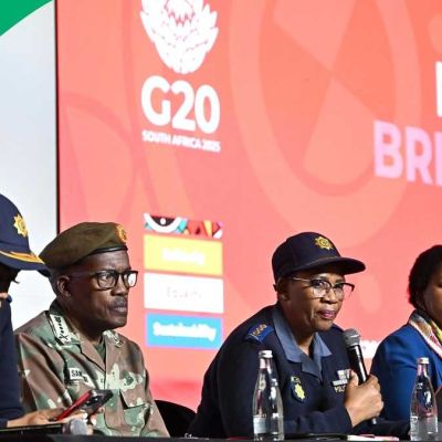 General Tebello Mosikili threatens G20 disrupters with the might of the law