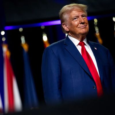 Trump Speaks at National Guard Association in Detroit