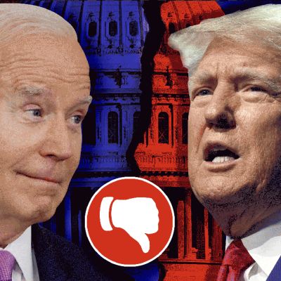 How are Trump and Biden — the two worst men in America — the…