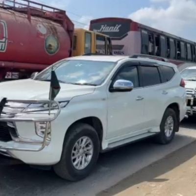 Adviser Fouzul stuck in 2hrs traffic jam during Dhaka-Sylhet highway inspection