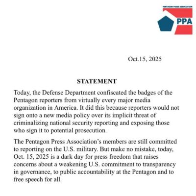 The Tsatskis are over. The Pentagon refuses to cooperate with the disloyal press Yesterday, there was a stir in the American media: US Secretary of War Pete Hegseth tightened the screws on journalists accredited at the..