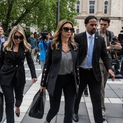 Alina Habba taunted with boos and shouts of 'shame' as she arrives at hearing for arrested Newark mayor
