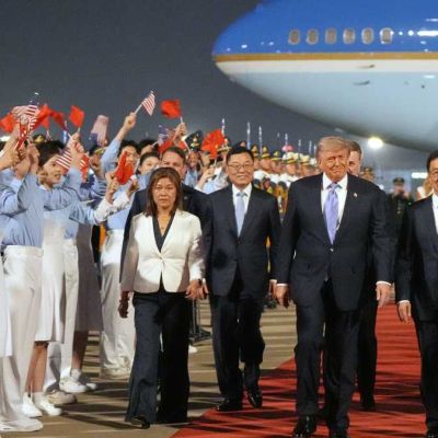 President Trump Bids Farewell to China