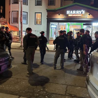 Gunman kills two students at Brown University as armed police hunt attacker