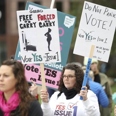 ‘A place worth fighting for’: Ohio’s vulnerable Dems go all in on abortion referendum
