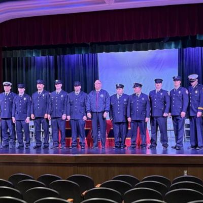 Rossford Fire Department holds pinning ceremony for first full-time firefighters in department history