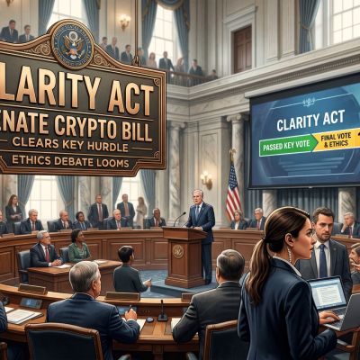 Senate Crypto Bill Clears Key Hurdle as Ethics Debate Looms Over Final Vote