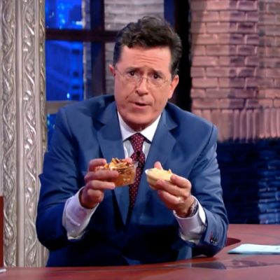 Stephen Colbert Reveals He Is Stress-Eating Following Trump Win