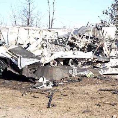 State, city officials survey damage left behind from UPS plane crash in Louisville