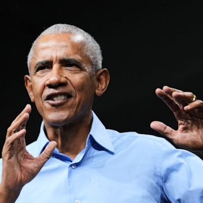 ‘Like Saddam opened a Cheesecake Factory’: Obama hits out at Trump in campaign trail comeback