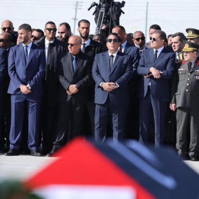 Home Affairs Minister attends ceremony for Libyan general killed in plane crash