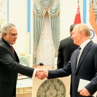 Dar meets Putin, outlining vision for high-tech collaboration at SCO