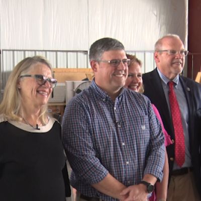 Local politicians met in Tazewell County for a tour of a mine methane capture facility