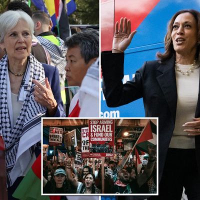 Kamala Harris tied with Green Party candidate Jill Stein among Muslim...