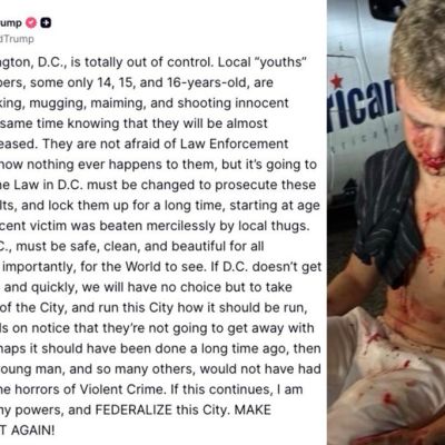 Ex-DOGE staffer nicknamed ‘Big Balls’ left bloodied after savage…