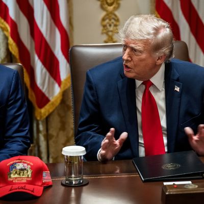 Trump Booed at NBA Finals: POTUS Nods Off as ‘Enormous Black Bruises’ on His Hand Spark Fresh Health Concerns