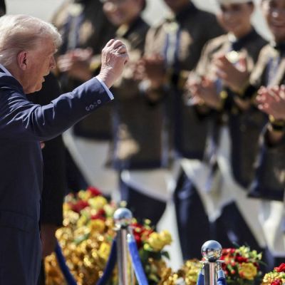Trump’s back dancing again – this time in Malaysia – and everyone is cringing