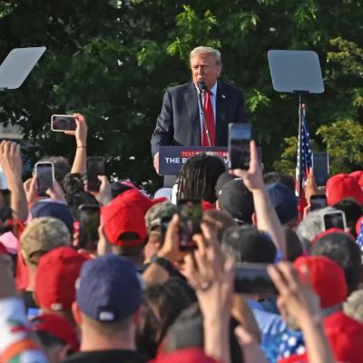 Video showing Donald Trump’s Bronx rally crowd size goes viral